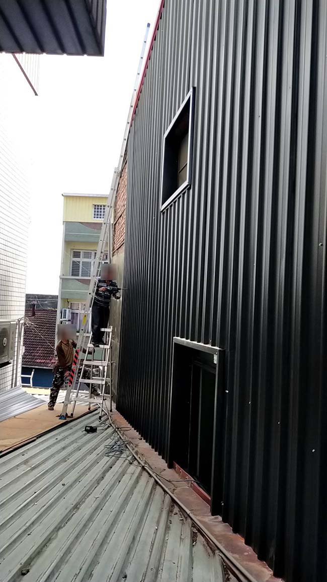 桃園外牆穿鐵皮防水